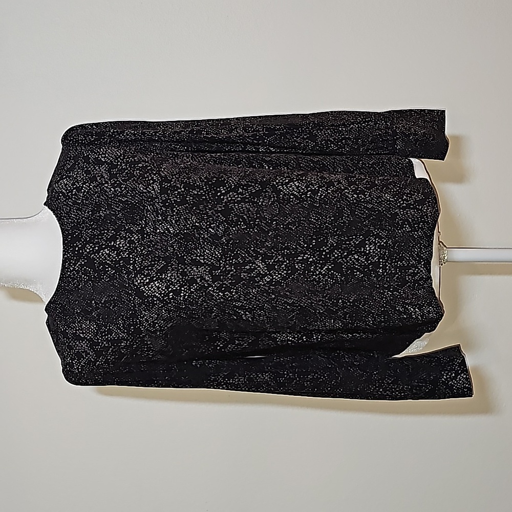 Rails Roslyn Slate Python Blouse Top Luxe Satin C… - image 2